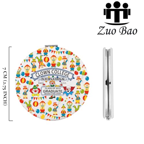 Zuo Bao Compact Makeup Mirror Double-Sided Magnifying Pocket Mirror