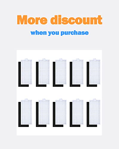 Bamboost 2 Pack Replacement Roller Brushes for Eufy RoboVac 11S, G30, 15C, G35+, G40+ & Hybrid Models