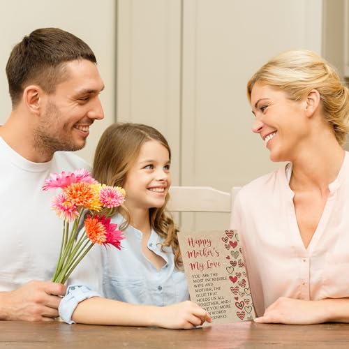 Happy Mother's Day Card for Wife - Heartfelt Greeting Card from Husband