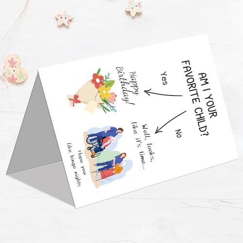 Funny Nursing Home Birthday Card for Mom & Grandma - 8x5.3in