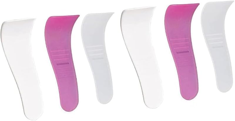ZLmoue 6 Pcs Reusable Non-Stick Hair Wax Applicator Spatulas