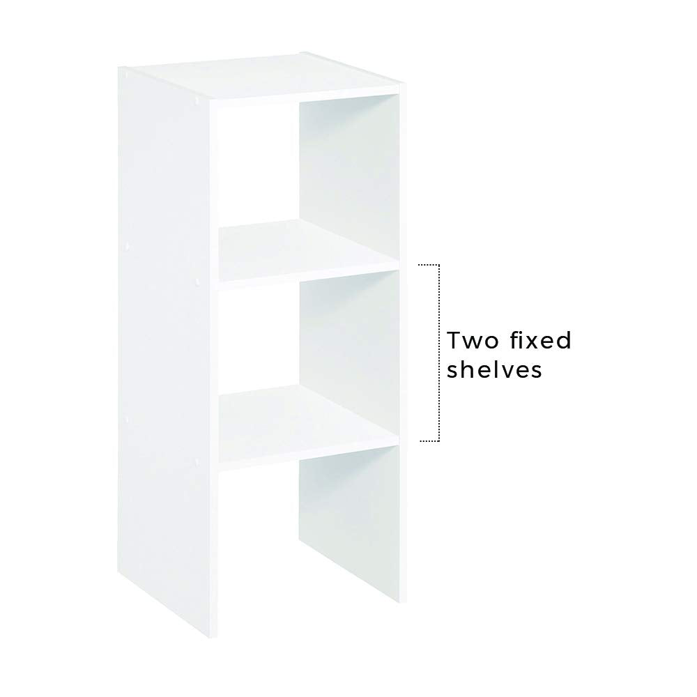 ClosetMaid 8953 Stackable Vertical Organizer, 31.5" H x 12.01" W x 11.61" D, White