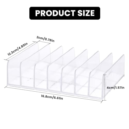 Gabrella Clear Acrylic CD Holder - Stackable DVD & Media Storage Rack (2 Pcs)