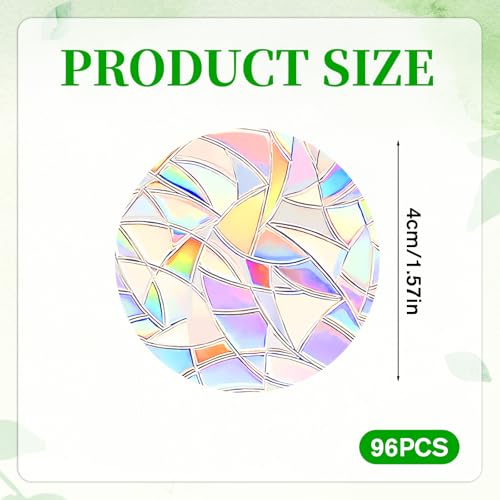 96 PCS Colorful Bird Window Decals - Strike Prevention Suncatchers