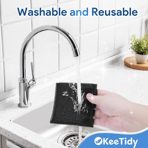 KeeTidy Foam Filter Replacement for Hoover Steam Cleaner - 4 Pack