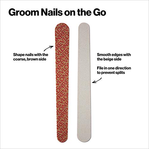 Revlon Compact Dual-Sided Emery Boards Nail File Pack of 10