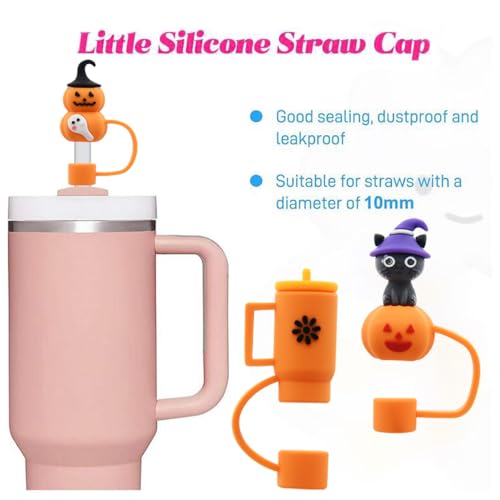 Straw Cover Cap for Stanley Cup Tumbler - 4 Pack Reusable Lids