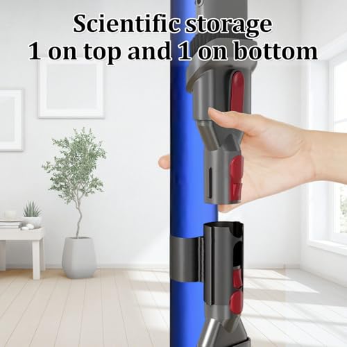 Dyson Vacuum Wand Clip Holder for V7 V8 V10 V11 V15 G5 - 2-in-1