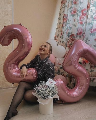 Pastel Pink Number 2 Balloon - 40 Inch Jumbo Birthday Decoration