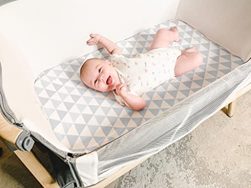 BaeBae Goods Bassinet Fitted Sheets - 4 Pack Soft Jersey Knit Bedding