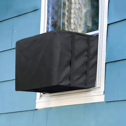Demao Waterproof 600D Oxford Air Conditioner Cover for Window Units (17Wx12Dx13H)