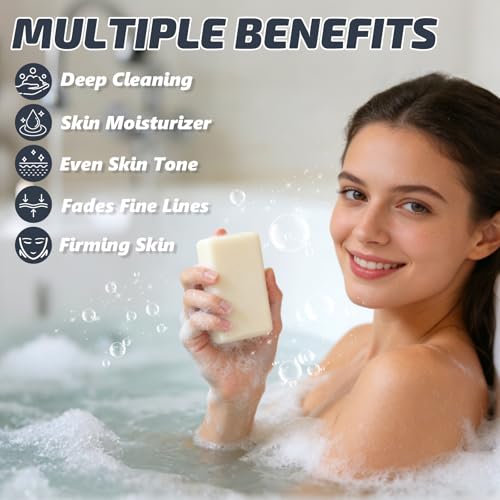 Grass-Fed Beef Tallow Soap Bar - Organic Moisturizing Face & Body Wash
