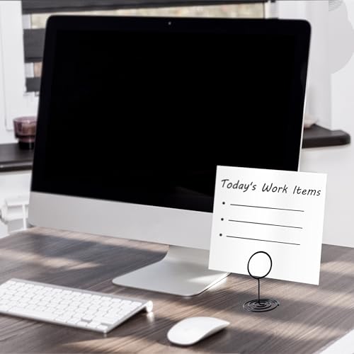 26PCS Black Table Number Holders - 2-Inch Metal Place Card Stand