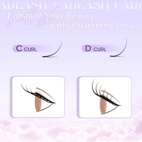 FADLASH 5D Premade Volume Lash Extensions C Curl 0.07mm 9mm
