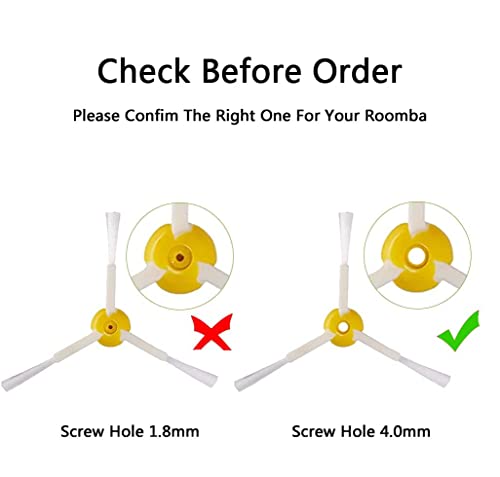 TODOO 2-Pack Side Brushes for i-Robot Roomba 600 & 500 Series