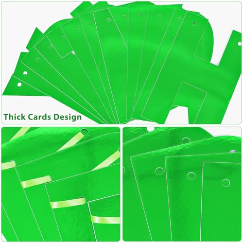 Shiny Green Happy Birthday Banner DIY Garland Wall Hanging Sign