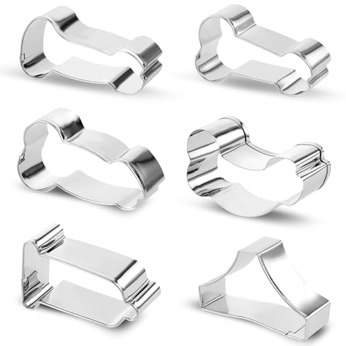 6-Piece Stainless Steel Cookie Cutters for Date Night Baking