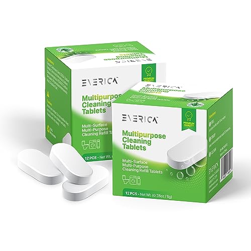 Multipurpose Eco-Friendly Cleaning Tablets - Aloe Scented, 12 Pack