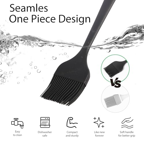 Silicone Basting Brush Set - Heat Resistant & BPA Free (2 Pcs)