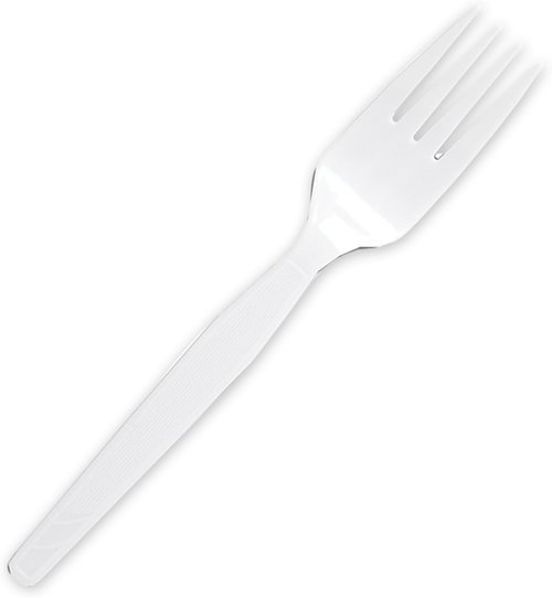 Genuine Joe Heavyweight Plastic Forks - Durable & Reliable | 100 Count Pack