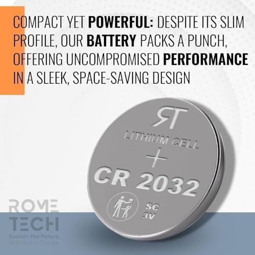 Rome Tech CR2032 Battery for Dyson Remote Control - 1-Pack