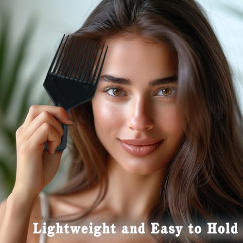 Zoolinn Afro Hair Pick Comb Set - 3 Pack Wide Tooth Styling Tools