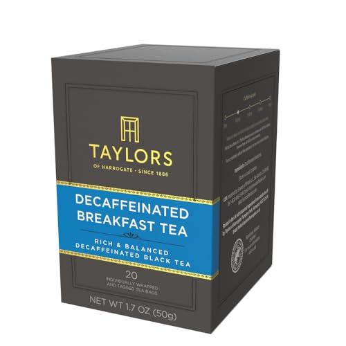 Taylors of Harrogate Decaffeinated Breakfast Black Tea - 20 Bags