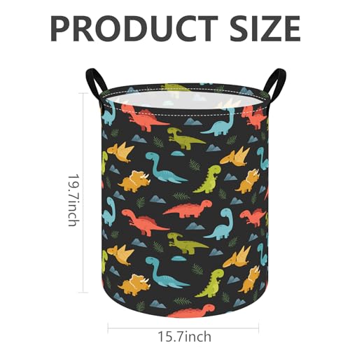 VAIVUSTO 63L Dinosaur Boys Storage Basket - Foldable Kids Laundry Hamper 25112803