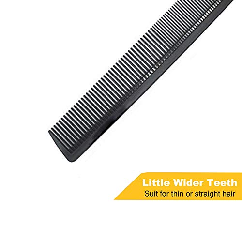 Avenoir Carbon Fiber Cutting Comb 3-Pack - Heat Resistant & Anti-Static