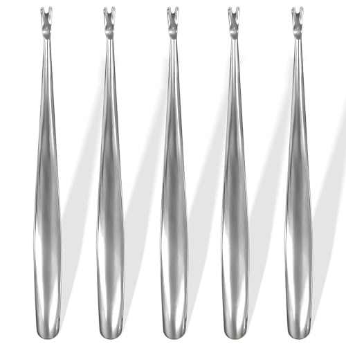 5-Piece Stainless Steel Cuticle Pusher & Manicure Tool Set