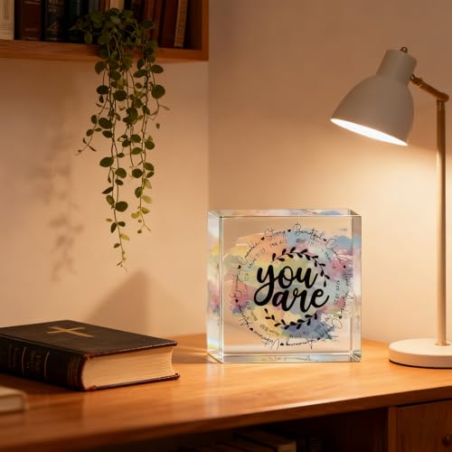 Christian Acrylic Plaque for Women - Inspirational Faith Decor
