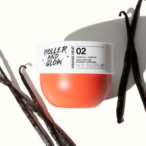 Holler Hawaii Heat Vanilla Whipped Body Butter 5.29 Oz