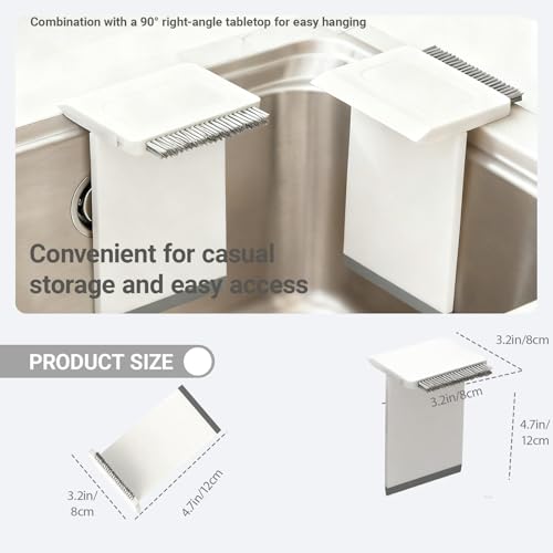 3-in-1 Mini Sink Squeegee & Brush - Streak-Free Cleaning Tool
