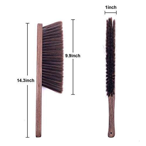 Soft Bristle Hand Broom Cleaning Brush with Wooden Handle
