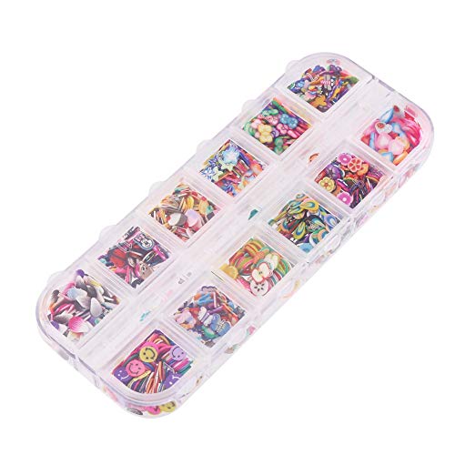 CCINEE Polymer Clay Nail Art Slices Assorted Fruit Flower Food Slime Decor