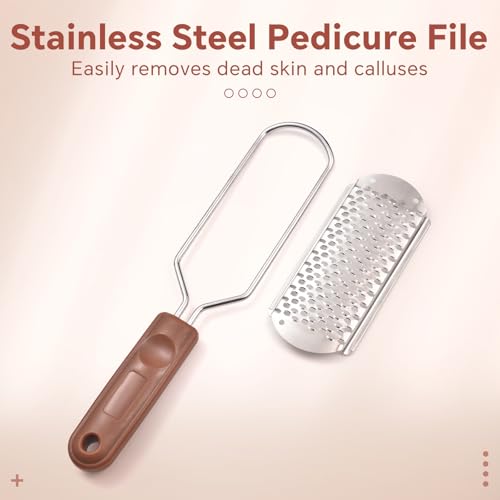 KAZIPOP Colossal Stainless Steel Foot Rasp & Callus Remover