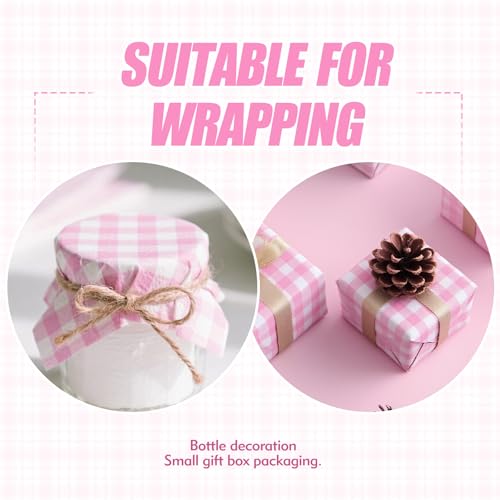 Pink Checkered Waxed Deli Paper Sheets 7x7in for Sandwiches & Burgers - 100pcs Neyimqr