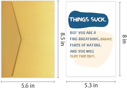 Funny Encouragement Card for Men & Women - Get Well Soon Gift