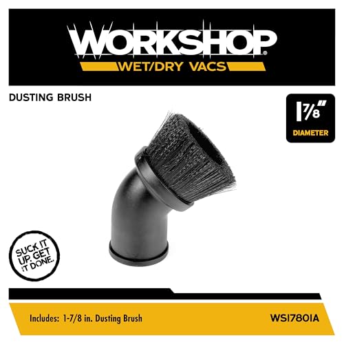 WORKSHOP Wet/Dry Vacs WS17801A Dusting Brush Vacuum Attachment