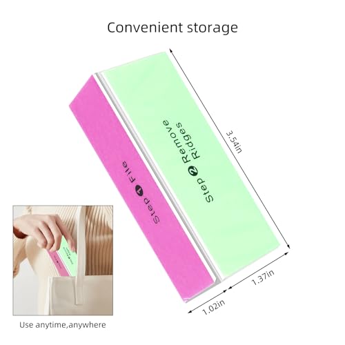 SKYPIA 4-Way Nail Buffer Block and Files - Professional Salon Manicure Tool