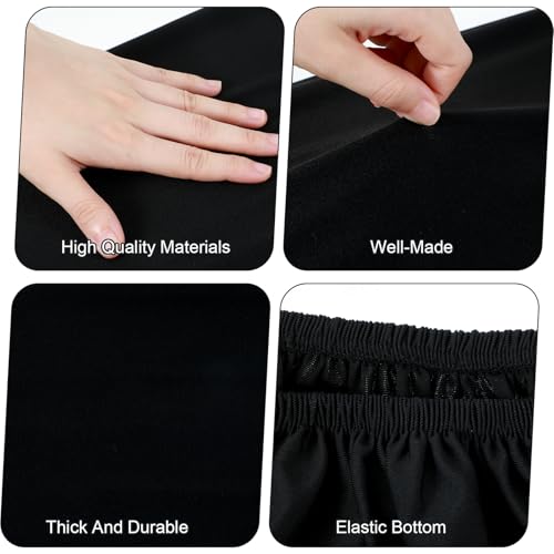 Universal Washable Toilet Tank Lid Cover Set - Soft Fabric, Fits Standard & Elongated Toilets