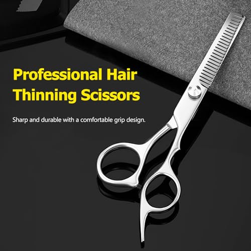 Kootinn 6-Inch Professional Hair Thinning Scissors Stainless Steel Barber Shears