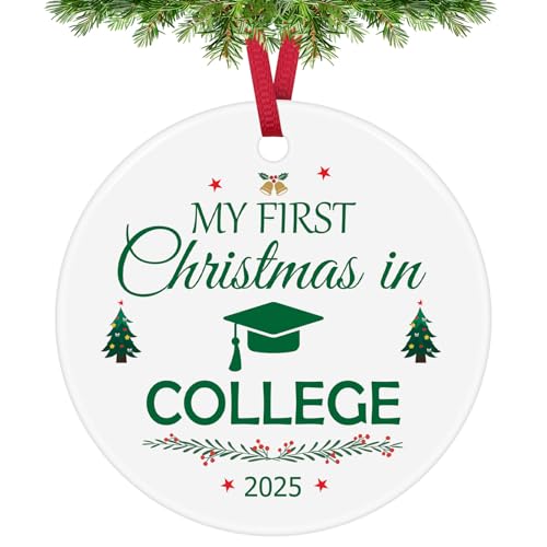 College Freshman Christmas Ornament - First Year Keepsake Gift