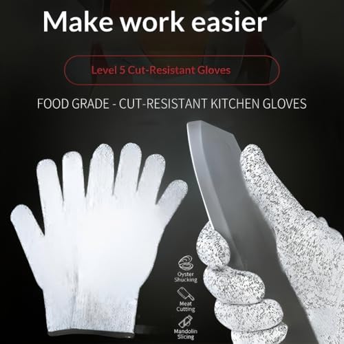 Cut Resistant Gloves - Food Grade HDPE Kitchen Safety Gloves