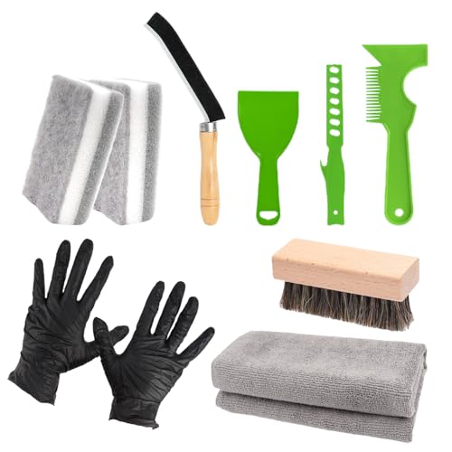 Complete Headstone Cleaning Kit with Brushes & Gloves