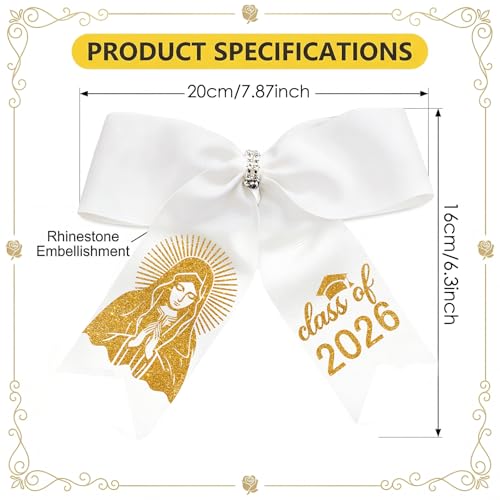 Our Lady of Guadalupe Graduation Cap Bow Decoration 2026