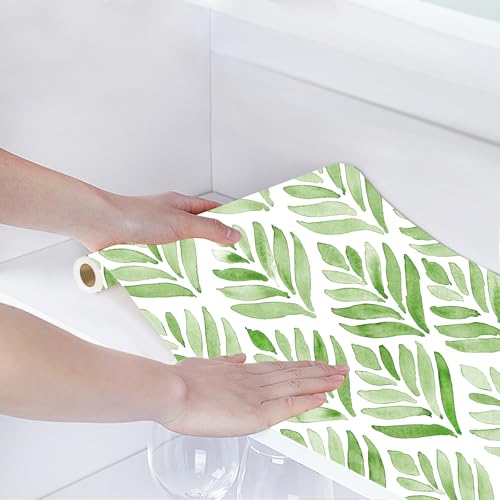 HAOKHOME Green Self-Adhesive Shelf Liner 17.3"W x 78"L