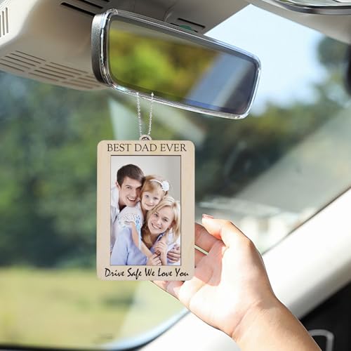 Personalized Wooden Car Photo Frame - Drive Safe We Love You