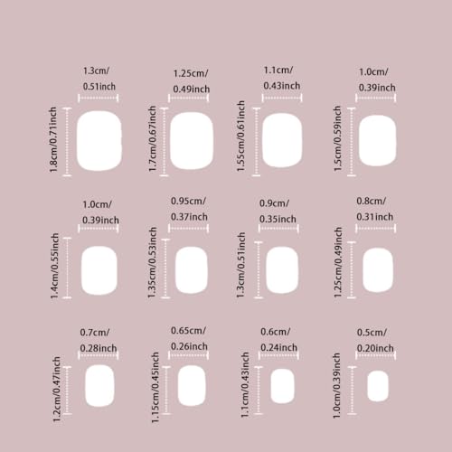 KTAABTR Pink Halloween Ghost Press on Nails Short Square False Nails