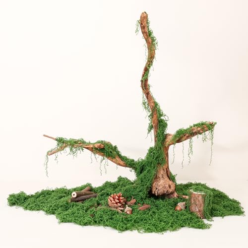5.3oz Artificial Green Moss for DIY Crafts & Home Decor